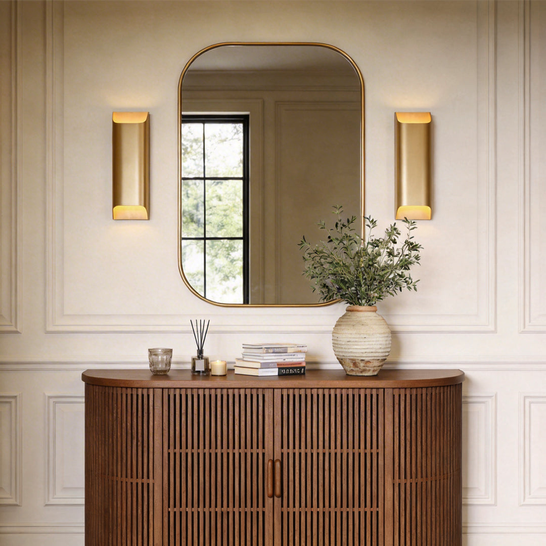 Brass Wall Light Modern Minimalist up and down Lighting