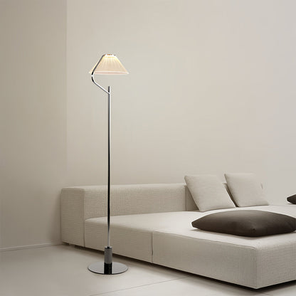 Floor Metal Lamp Elegant Chrome Acrylic Luxury LED Standing Lamp