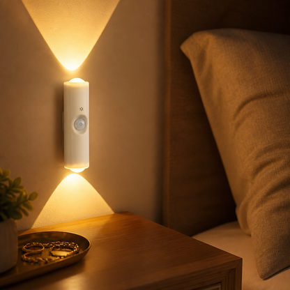 Motion Sensor RGB Night Light - Rechargeable Seven Colour or Three Colour LED in Two, Three or Five Piece Packs for a Nursery