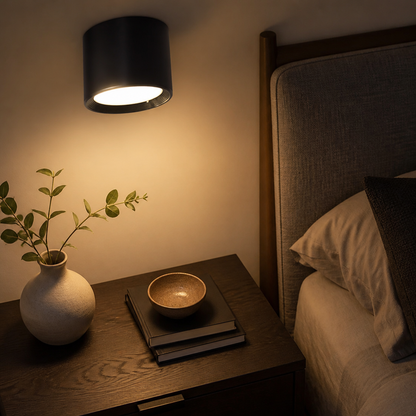 Dimmable Surface Mounted LED Downlight - 5W to 20W Aluminium Ceiling Fitting in Black or White with 3000K, 4000K and 6000K Colour Options