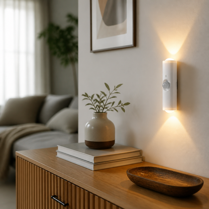 Motion Sensor RGB Night Light - Rechargeable Seven Colour or Three Colour LED in Two, Three or Five Piece Packs for a Nursery