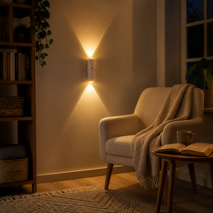 Motion Sensor RGB Night Light - Rechargeable Seven Colour or Three Colour LED in Two, Three or Five Piece Packs for a Nursery