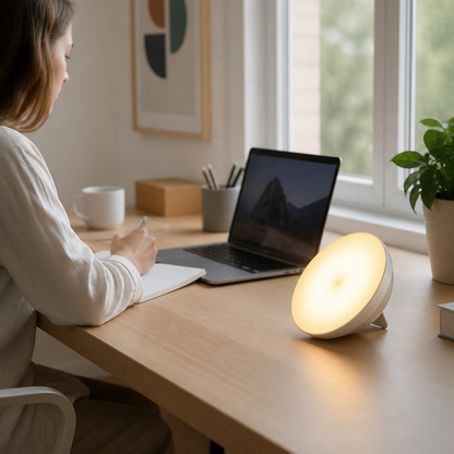 Motion Sensor Rechargeable Night Light - Cord-Free Fitting in Warm White, Plain White or Cold White for Nursery and Hallway Use