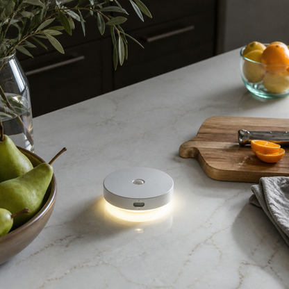 Motion Sensor LED Night Light Multi Pack - 8.3cm Magnetic 0.6W Units with Fresnel Infrared Detection and 25 Second Auto Shut Off