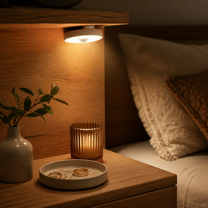 Motion Sensor LED Night Light Multi Pack - 8.3cm Magnetic 0.6W Units with Fresnel Infrared Detection and 25 Second Auto Shut Off