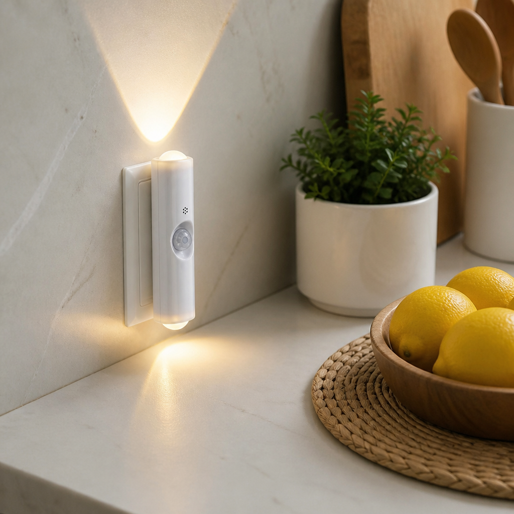 Motion Sensor RGB Night Light - Rechargeable Seven Colour or Three Colour LED in Two, Three or Five Piece Packs for a Nursery