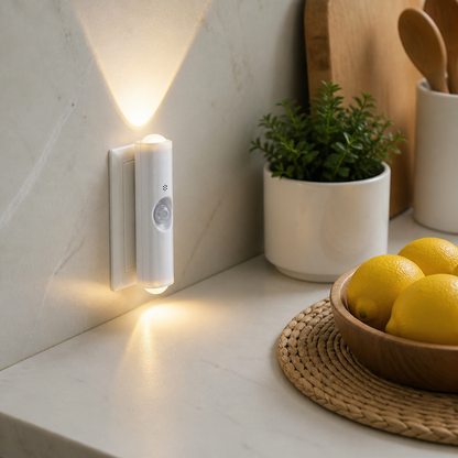 Motion Sensor RGB Night Light - Rechargeable Seven Colour or Three Colour LED in Two, Three or Five Piece Packs for a Nursery
