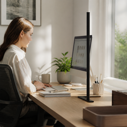 RGB Smart Floor Lamp - Black 40cm or 155cm Colour Changing LED Standing Light with App and Remote Scenes, Timers and Smooth Dimming