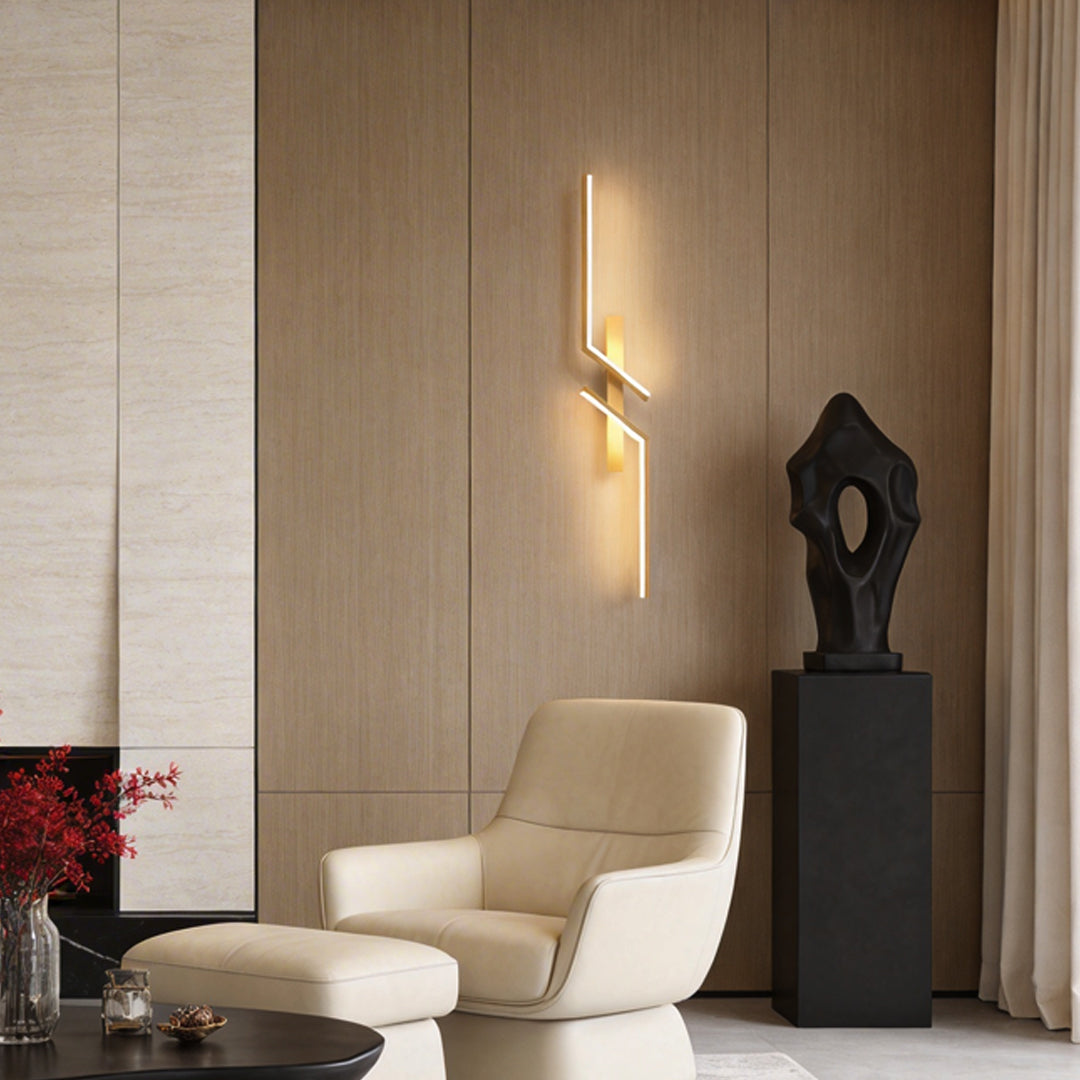 Geometric Wall Sconce Symmetrical Creative LED Light