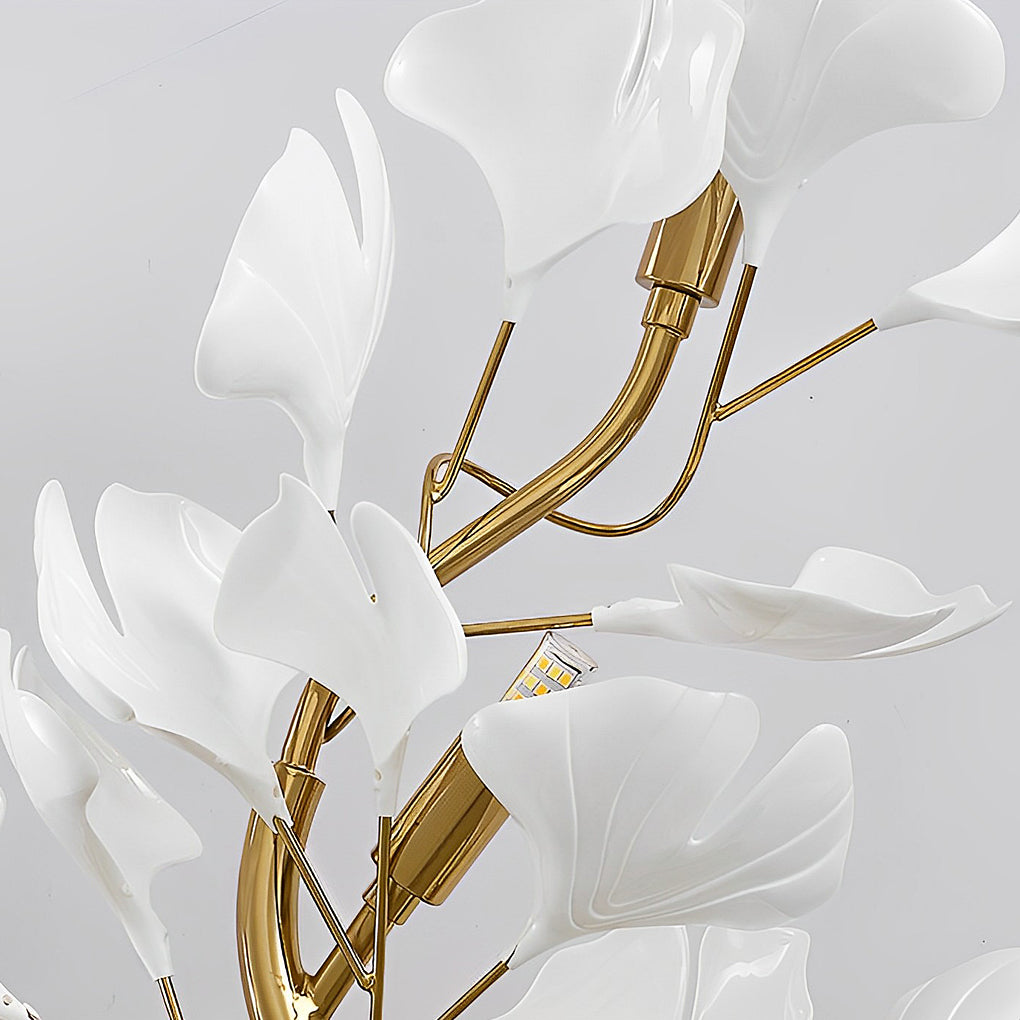 Ginkgo Wall Ligh Modern Gold Branch and Leaf Wall Light