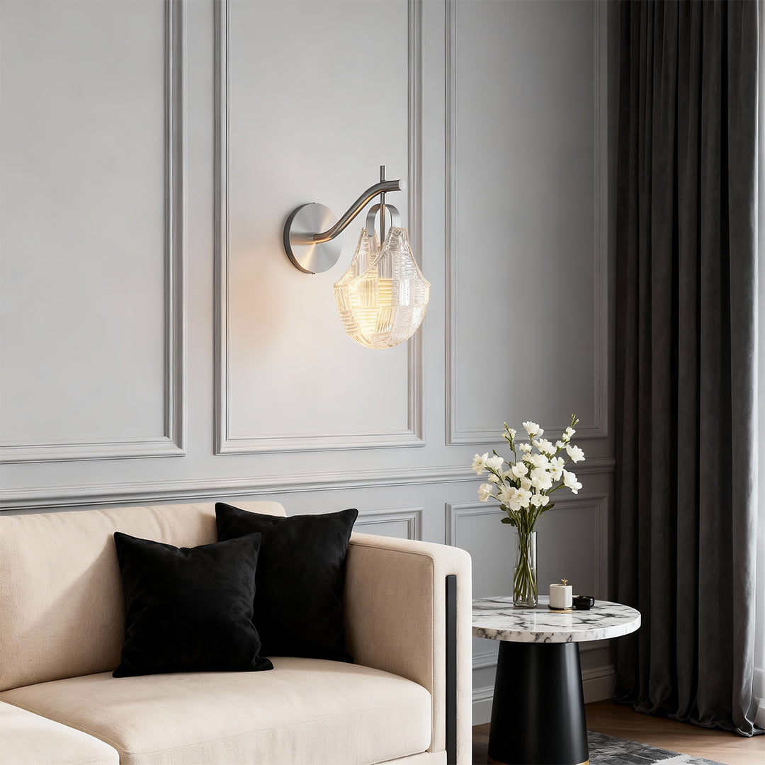 Luxury Minimalist Glass Wall Sconce