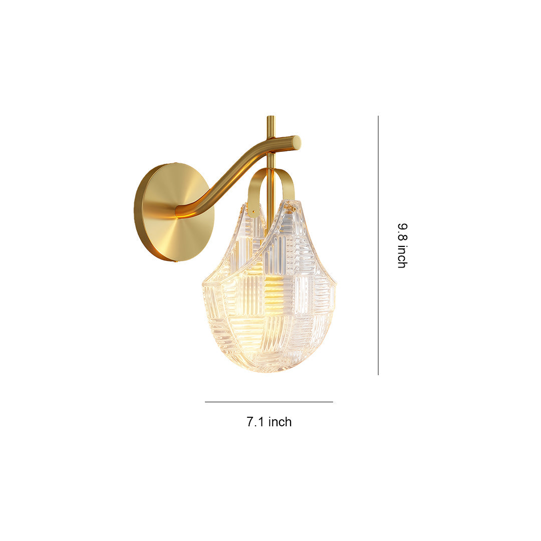 Glass Wall Sconces Luxury Minimalist Decorative Lamp