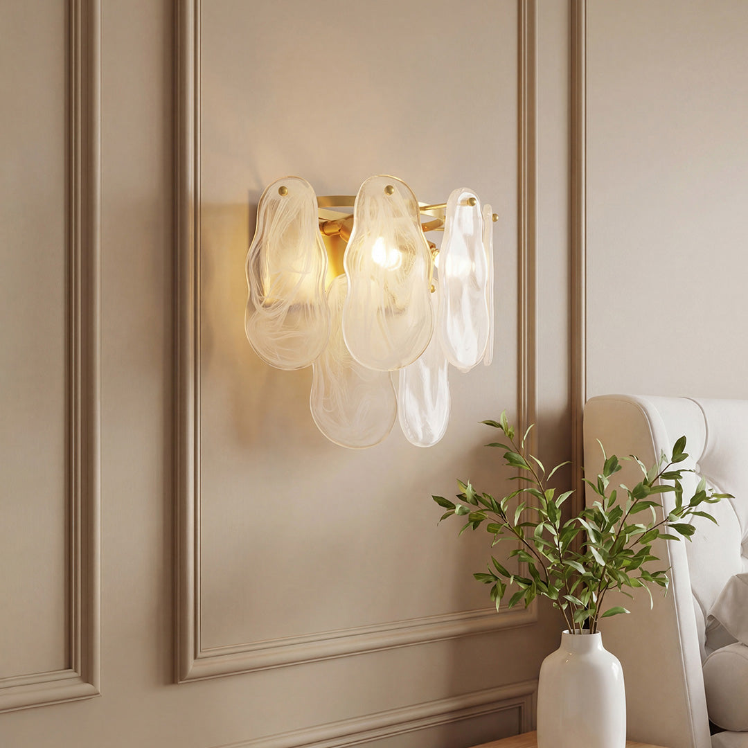Art Deco Wall Lights Creative French Luxury Glass Lamp