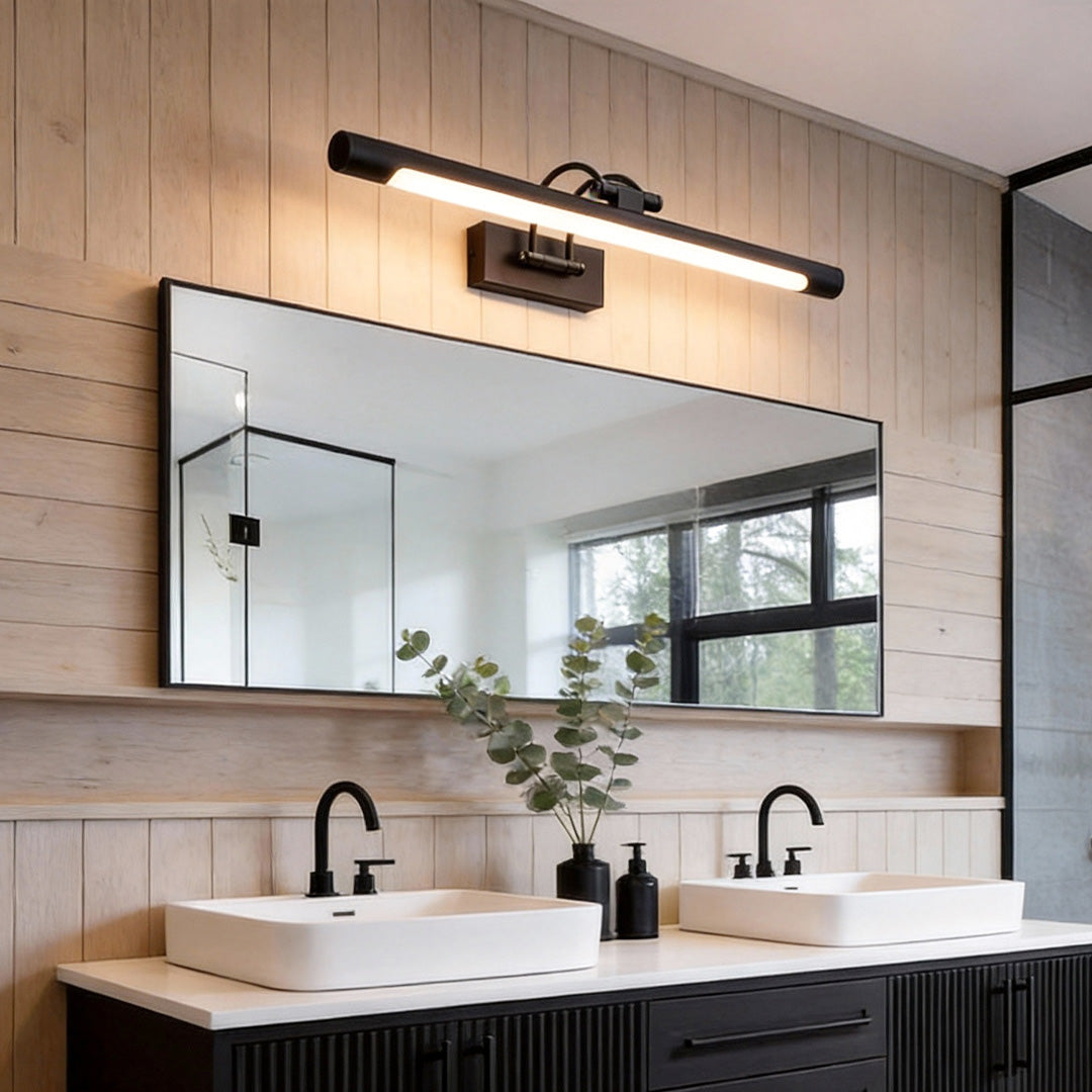 Gold Bathroom Vanity Lighting Adjustable LED Light