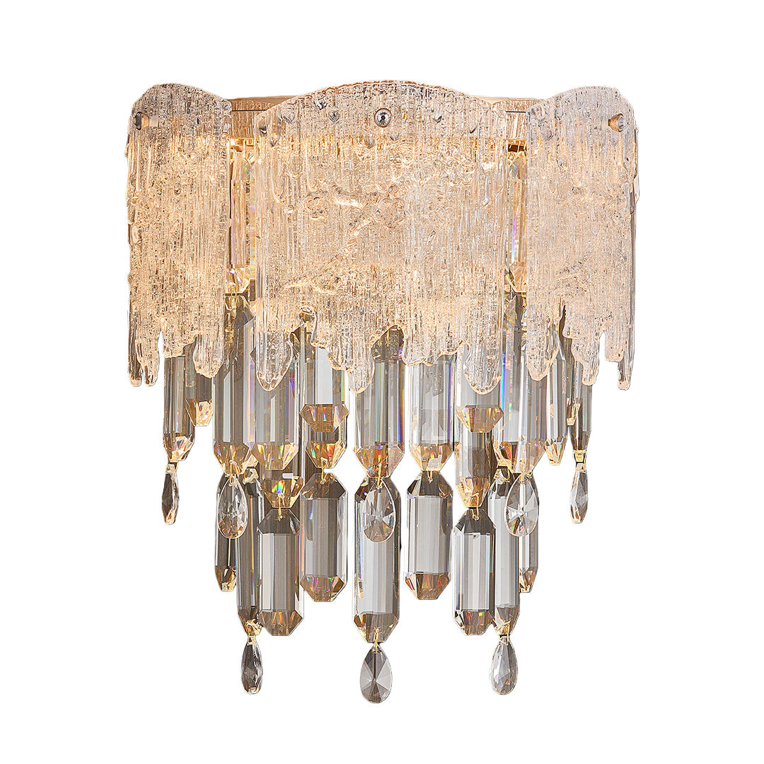 Crystal Wall Sconce Lighting LED Luxury Metal Lamp
