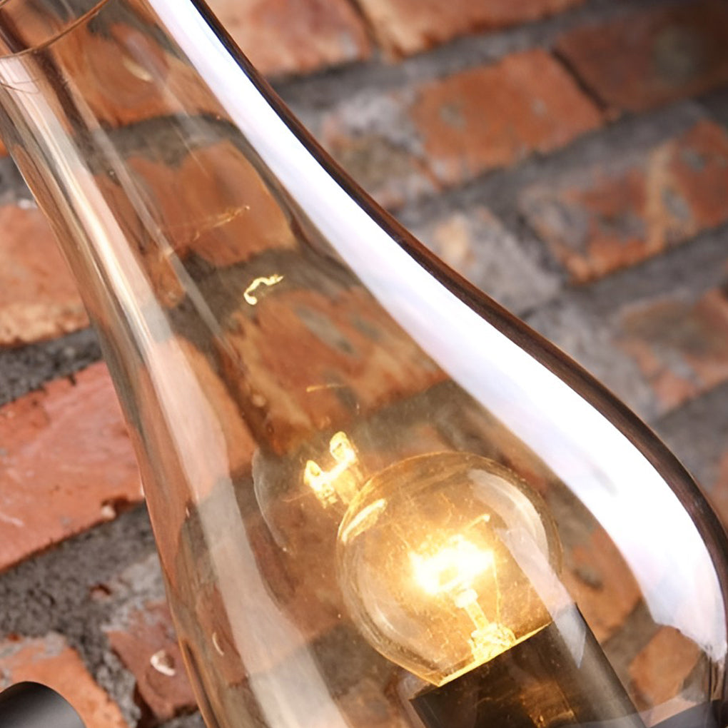 Hurricane Wall Light Black Industrial Vintage Light