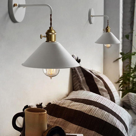 Funnel-shaped LED Nordic Wall Sconces Lighting Wall Mounted Lights