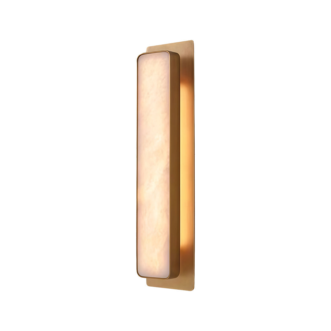 Gold Wall Light Fixtures Brass Natural Marble Luxury Light