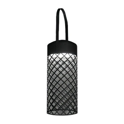 Black Outdoor Pendant Lantern Minimalist Waterproof Portable Light
