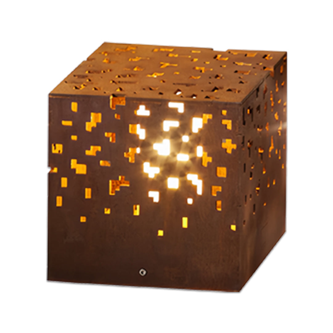Black Outdoor Lantern Lights Waterproof Decorative Lamp