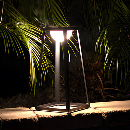 Metal Frame Outdoor Floor lantern Waterproof Garden Lighting