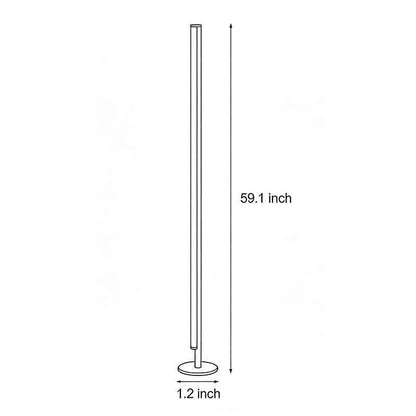 Linear Floor Lamp Minimalist Modern LED Ambient Light