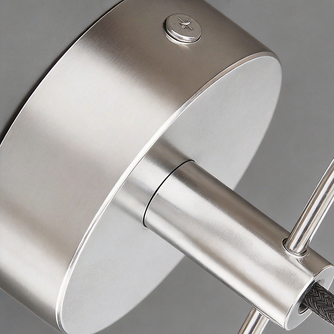 Industrial Wall Lights Silver Die-Cast Aluminum Metal Lamp