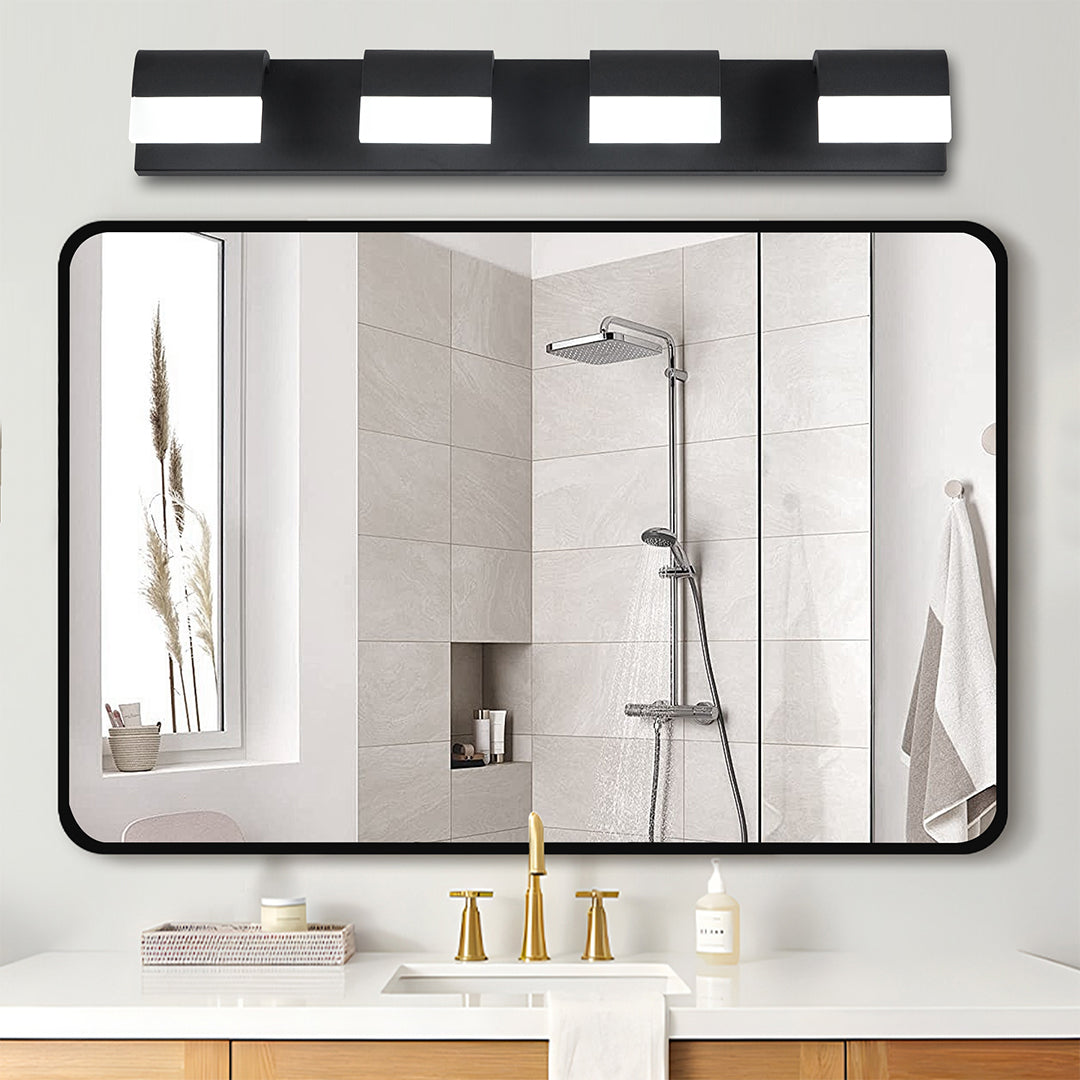 Black Vanity Lighting for Bathroom Makeup Mirror Light