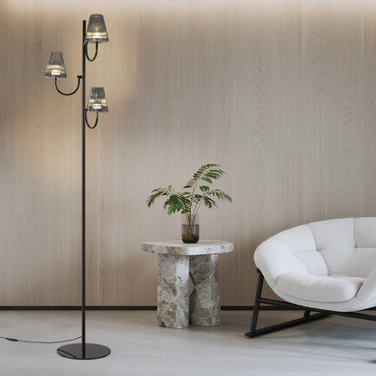 Minimalist Black Contemporary Floor Lamp American Style