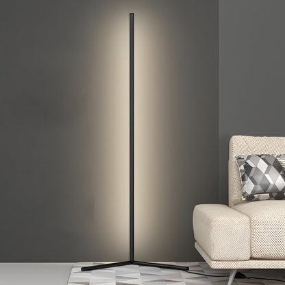 RGB Corner Floor Lamp Modern Minimalist Black LED Lamp