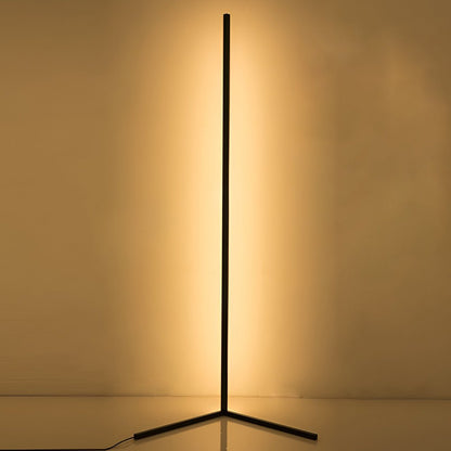 RGB Corner Floor Lamp Modern Minimalist Black LED Lamp