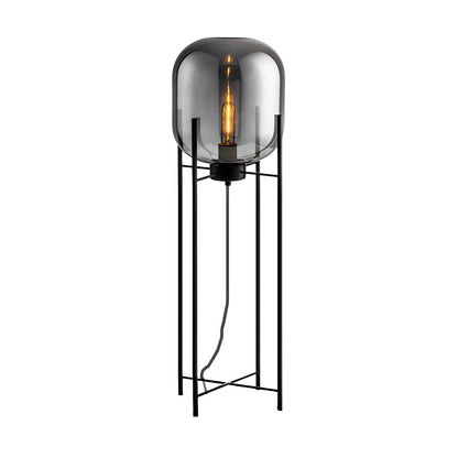 Bubble Glass Floor Lamp Industrial Hardware Rods Lamp