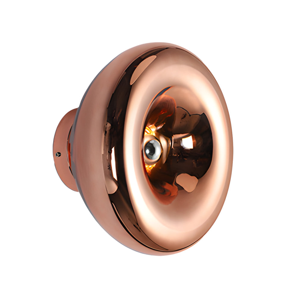 Modern Chrome Wall Sconce Round Lava Luxury Creative Artistic Light