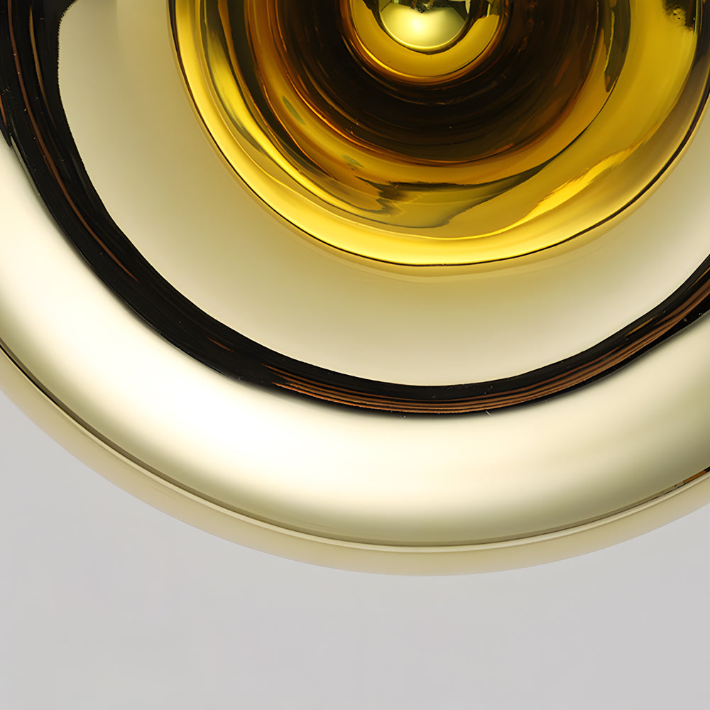 Modern Chrome Wall Sconce Round Lava Luxury Creative Artistic Light
