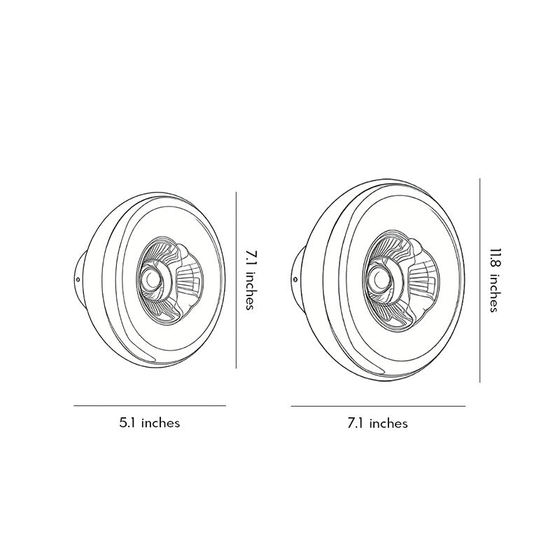 Modern Chrome Wall Sconce Round Lava Luxury Creative Artistic Light