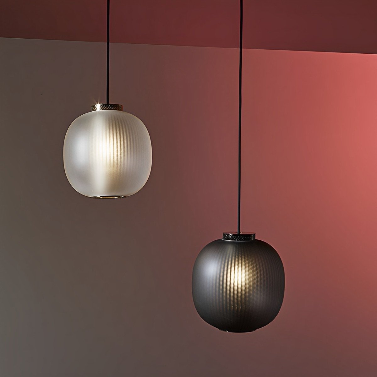 Modern Globe Glass Lantern LED Pendant Lights