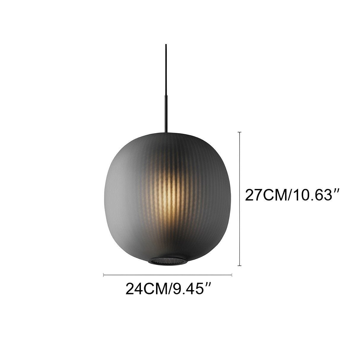 Modern Globe Glass Lantern LED Pendant Lights
