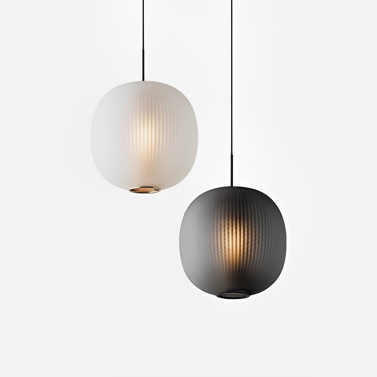 Dimmable Modern Globe Glass Lantern LED Pendant Lights