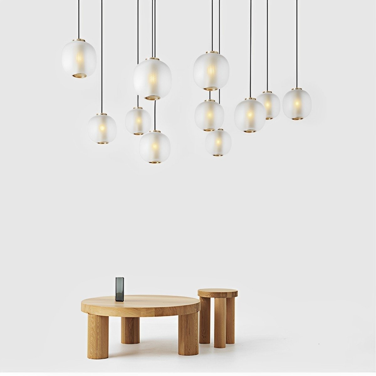 Dimmable Modern Globe Glass Lantern LED Pendant Lights