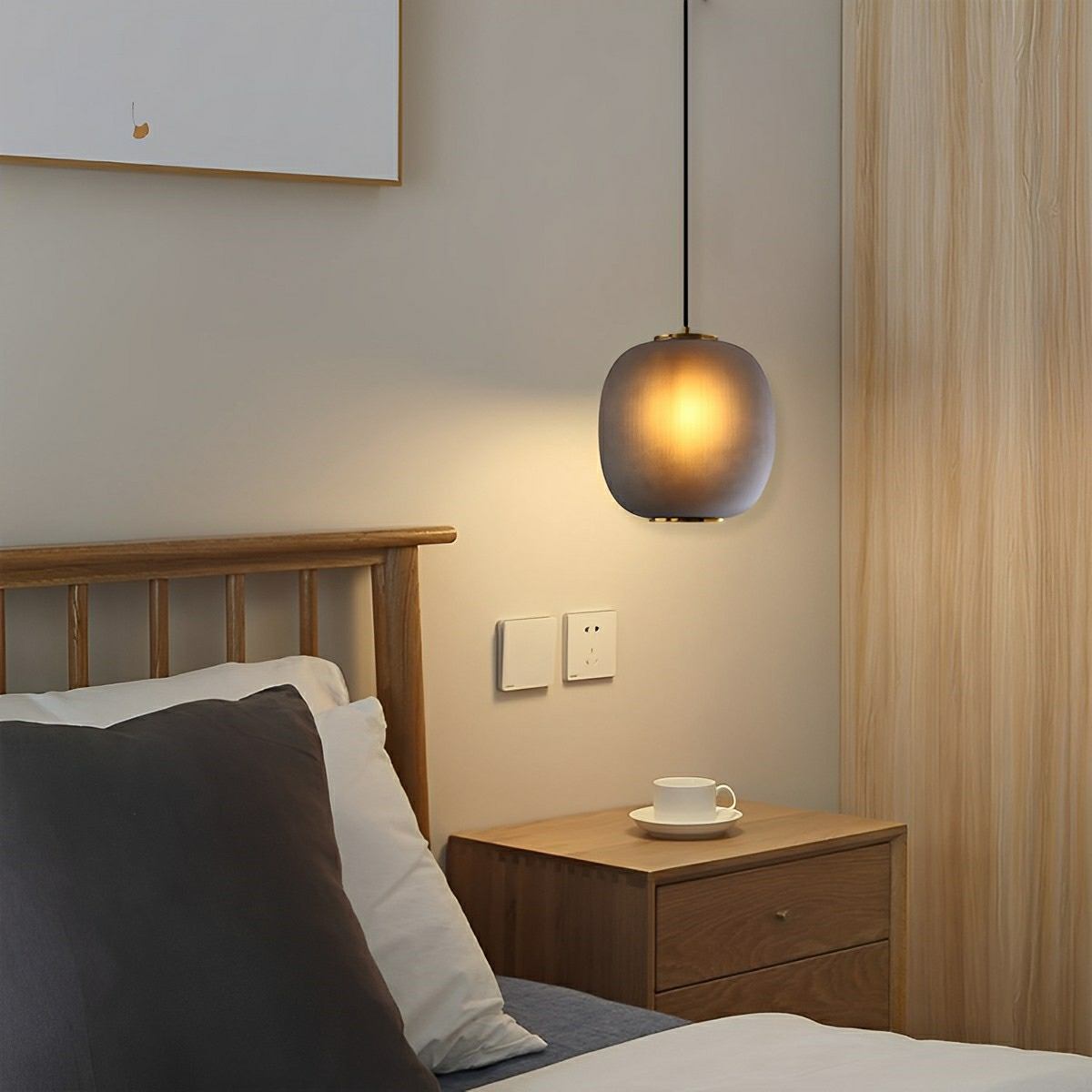 Modern Globe Glass Lantern LED Pendant Lights