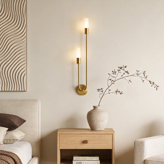 [Open-Box]Modern Double Heads Wall Sconce Creative Luxury Metal Light