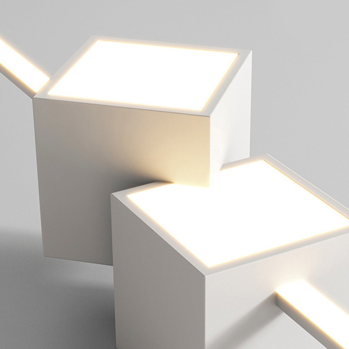 Modern Minimalist Geometric LED Long Strip Indoor Ceiling Light