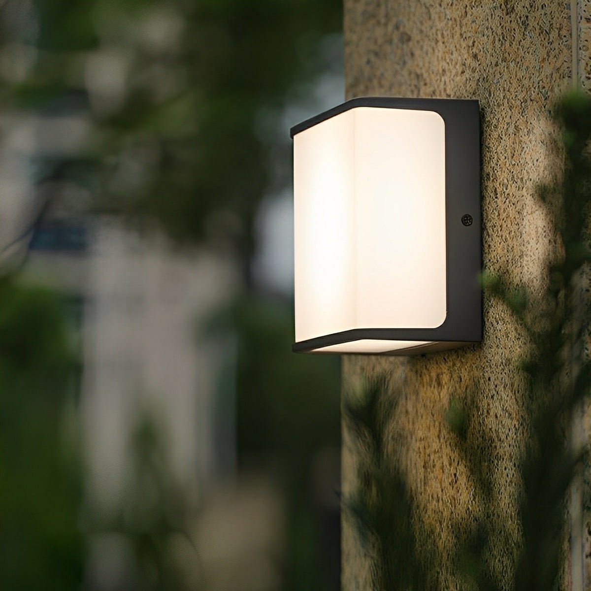 Modern Minimalist Geometric Waterproof Outdoor LED Porch Wall Lights