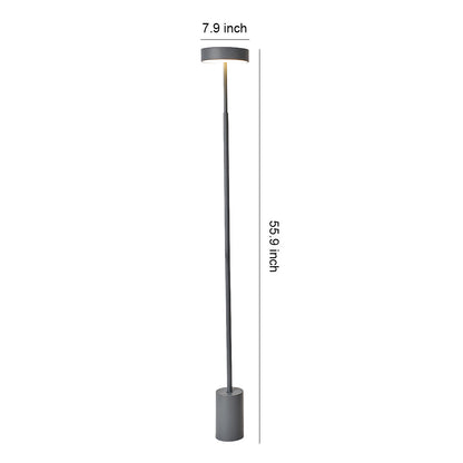 Petite Floor Lamp Modern Dimmable  Contemporary Reading Pole Lamps