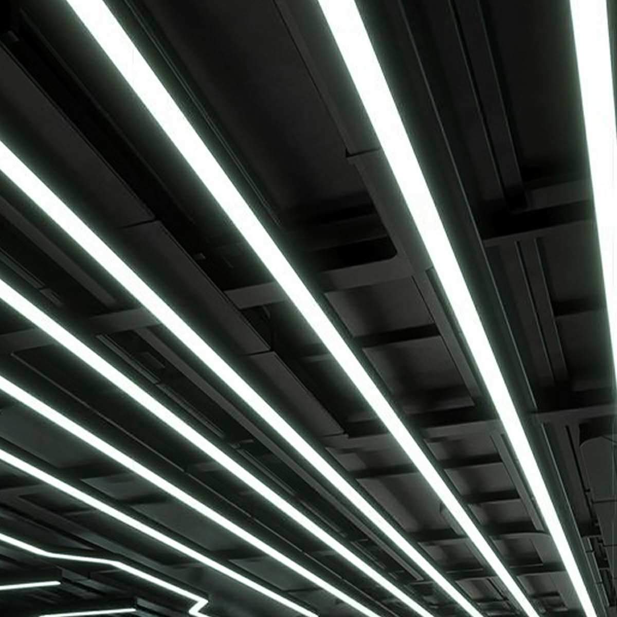 Modern Minimalist Long Strip Office Pendant Lights