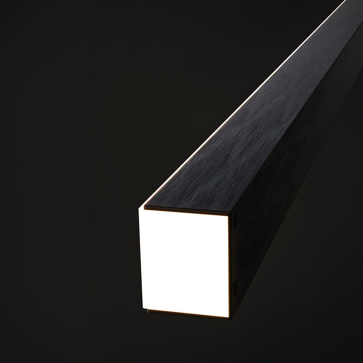 Modern Minimalist Long Strip Light Pendant Lights  up and down adjustable