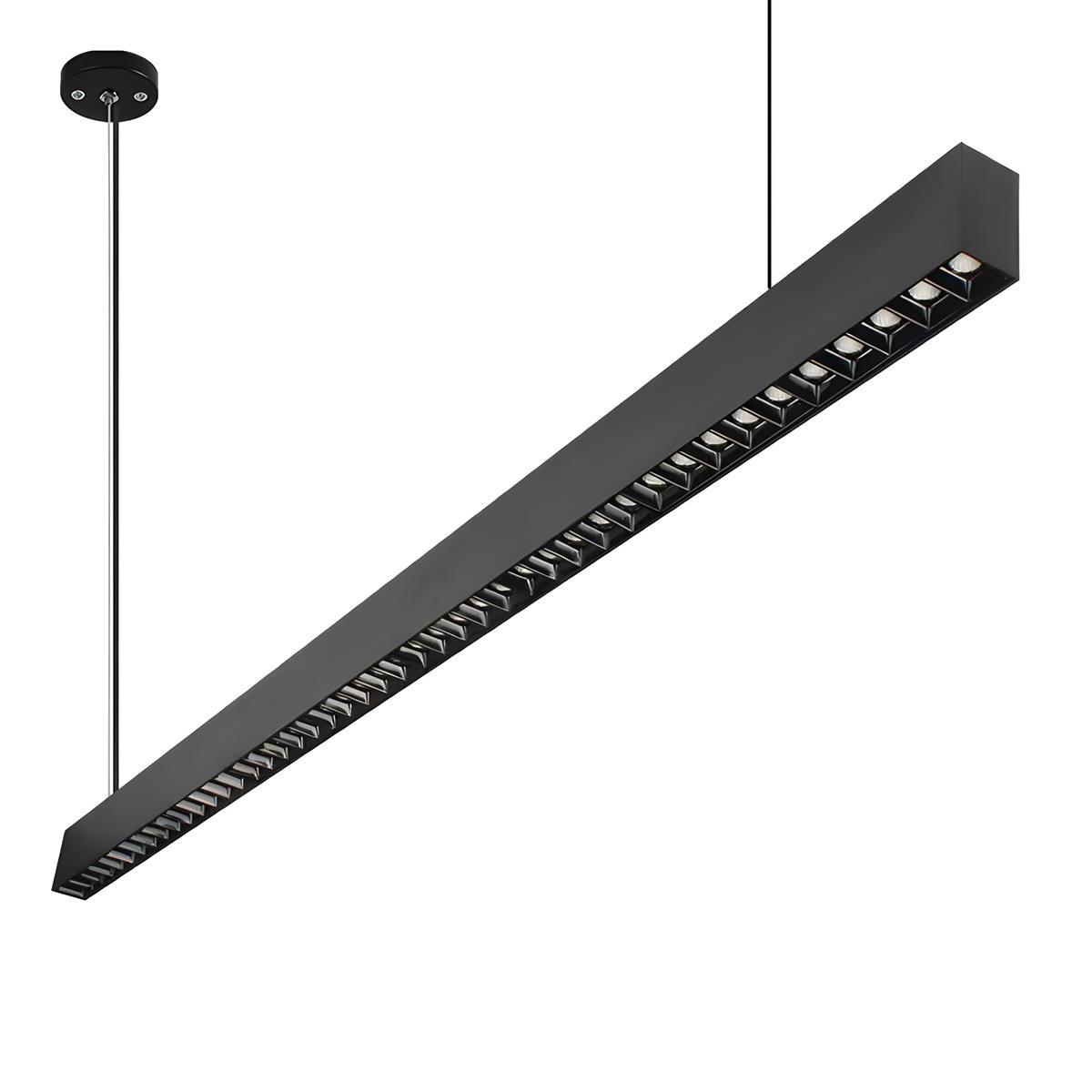 Modern Minimalist Up and Down 2 Way Office Grille LED Long Strip Light