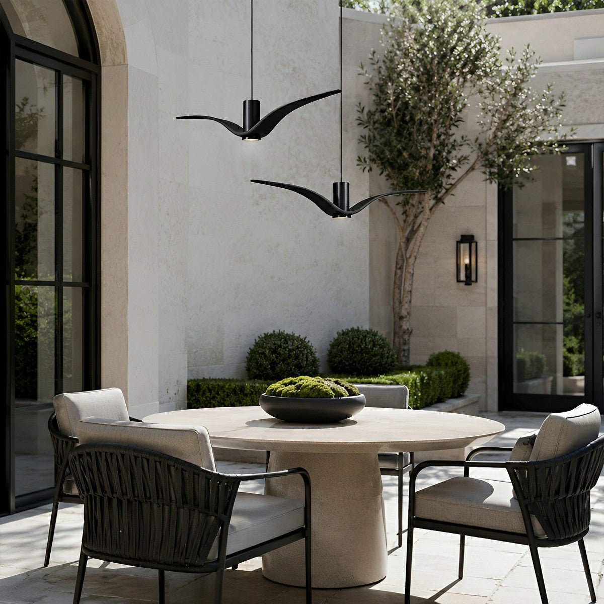 Modern Outdoor Waterproof Seagull Bird LED Ceiling Pendant Lights