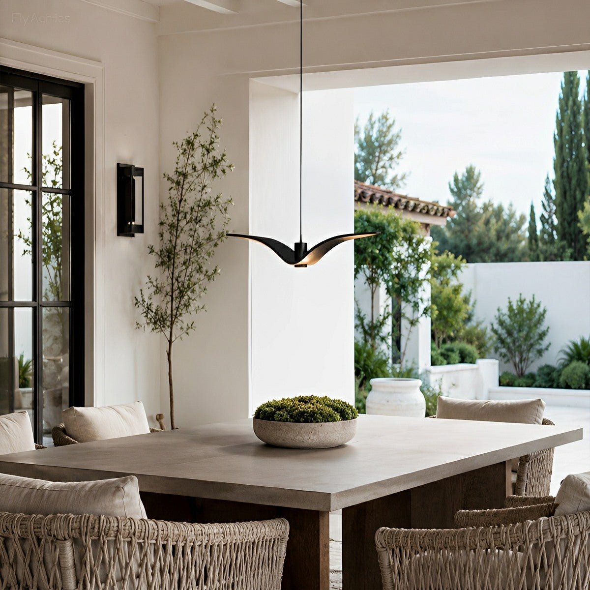 Modern Outdoor Waterproof Seagull Bird LED Ceiling Pendant Lights