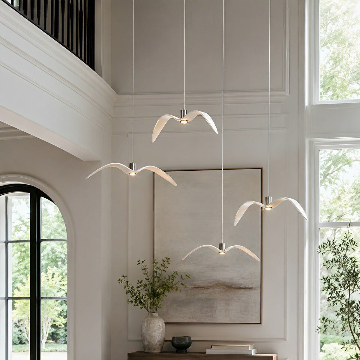 Modern Outdoor Waterproof Seagull Bird LED Ceiling Pendant Lights
